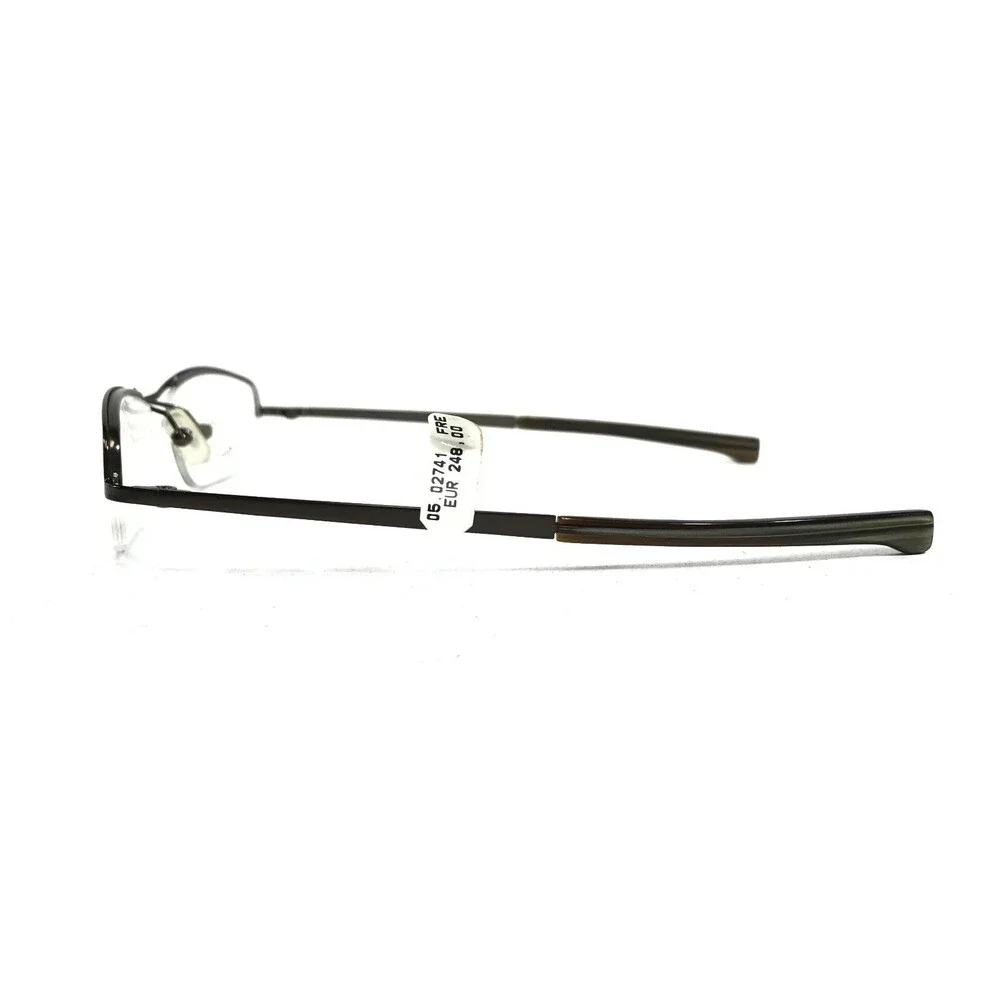 Freudenhaus Tim-Tim MCO Eyeglasses Frames Brown Gray Rectangular 51-19-125